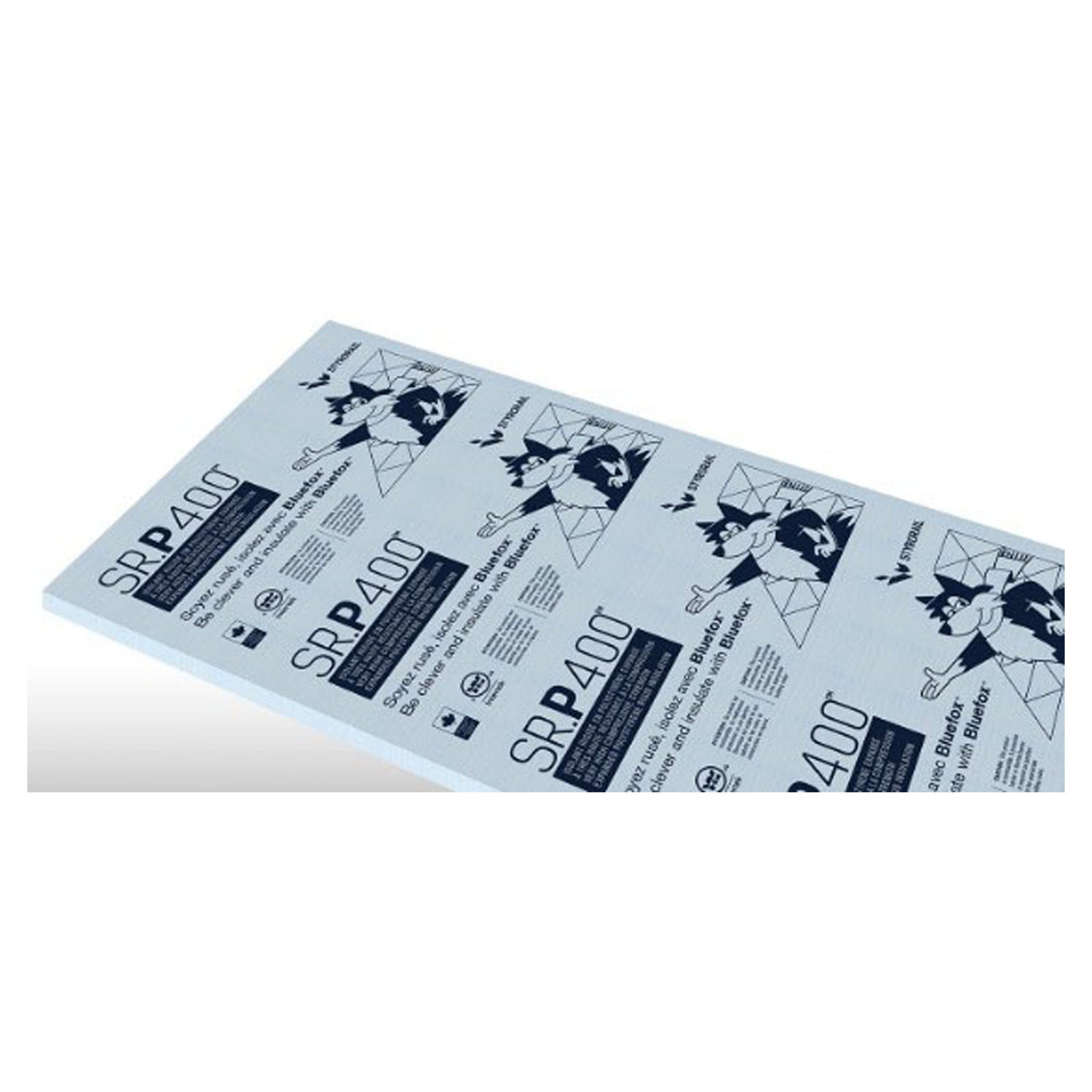 Panneau isolant rigide expensé, 40 psi, R8,6, 2'' x 2' x 8'