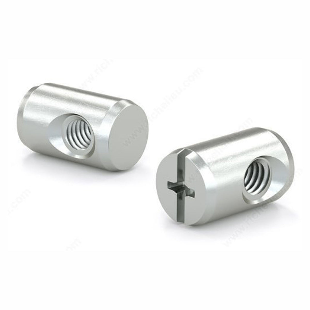 DD - Écrou de type JRN, zinc, 1/4'' - 20 mm x 16 mm (emballage de 4)