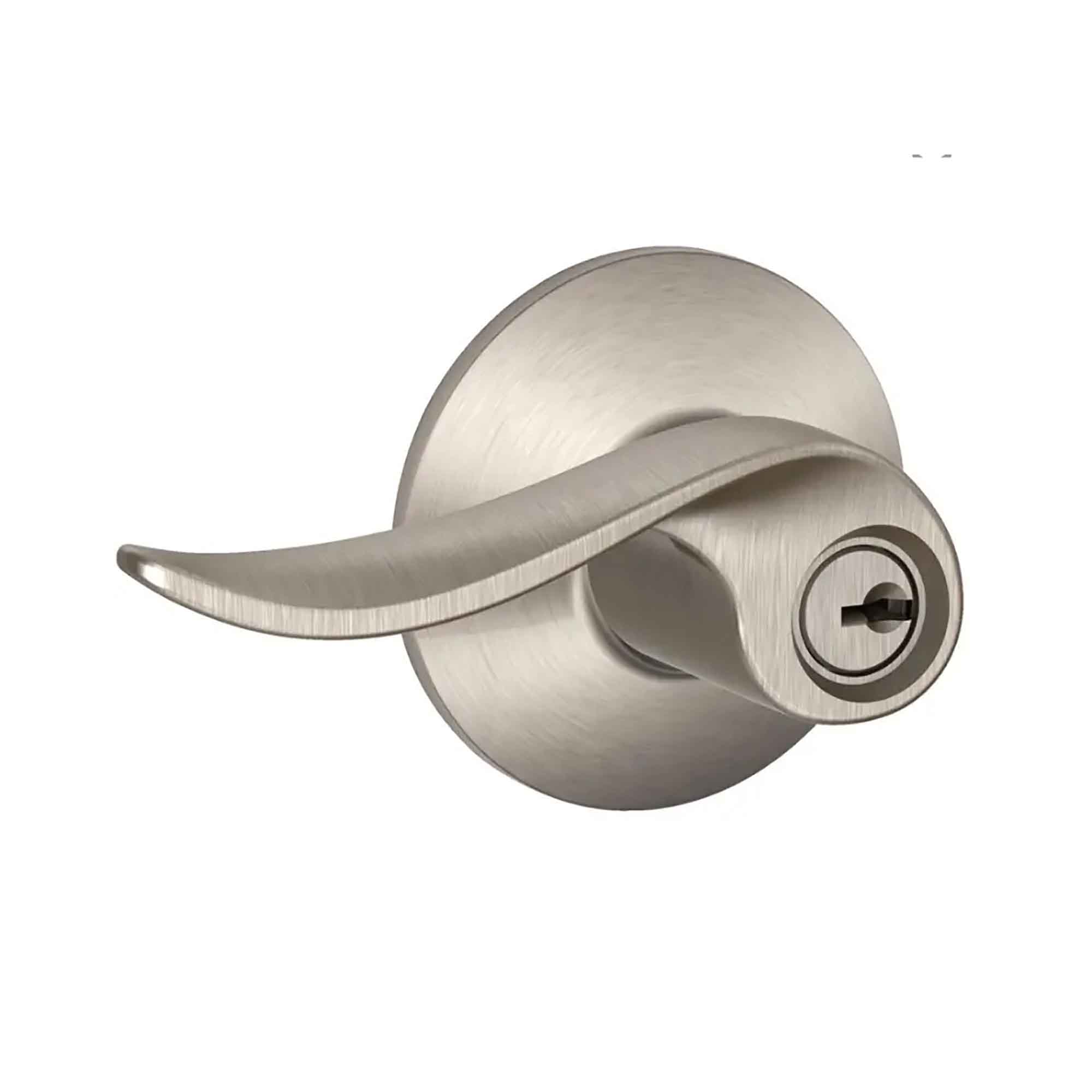 Levier d'entrée Sacramento, nickel satiné