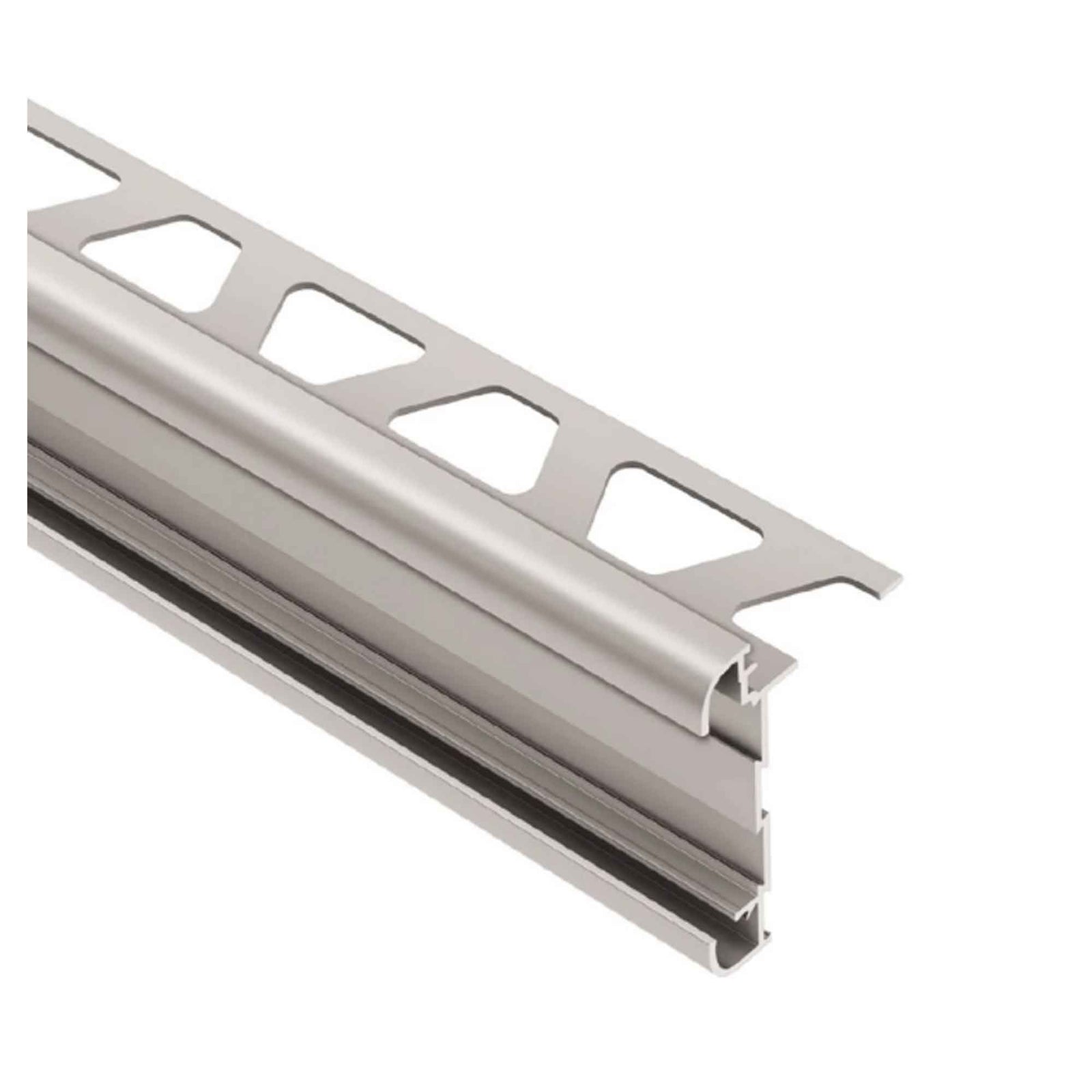 Moulure profil multifonctionnel pour comptoir et escalier aluminium mat, 1/2''