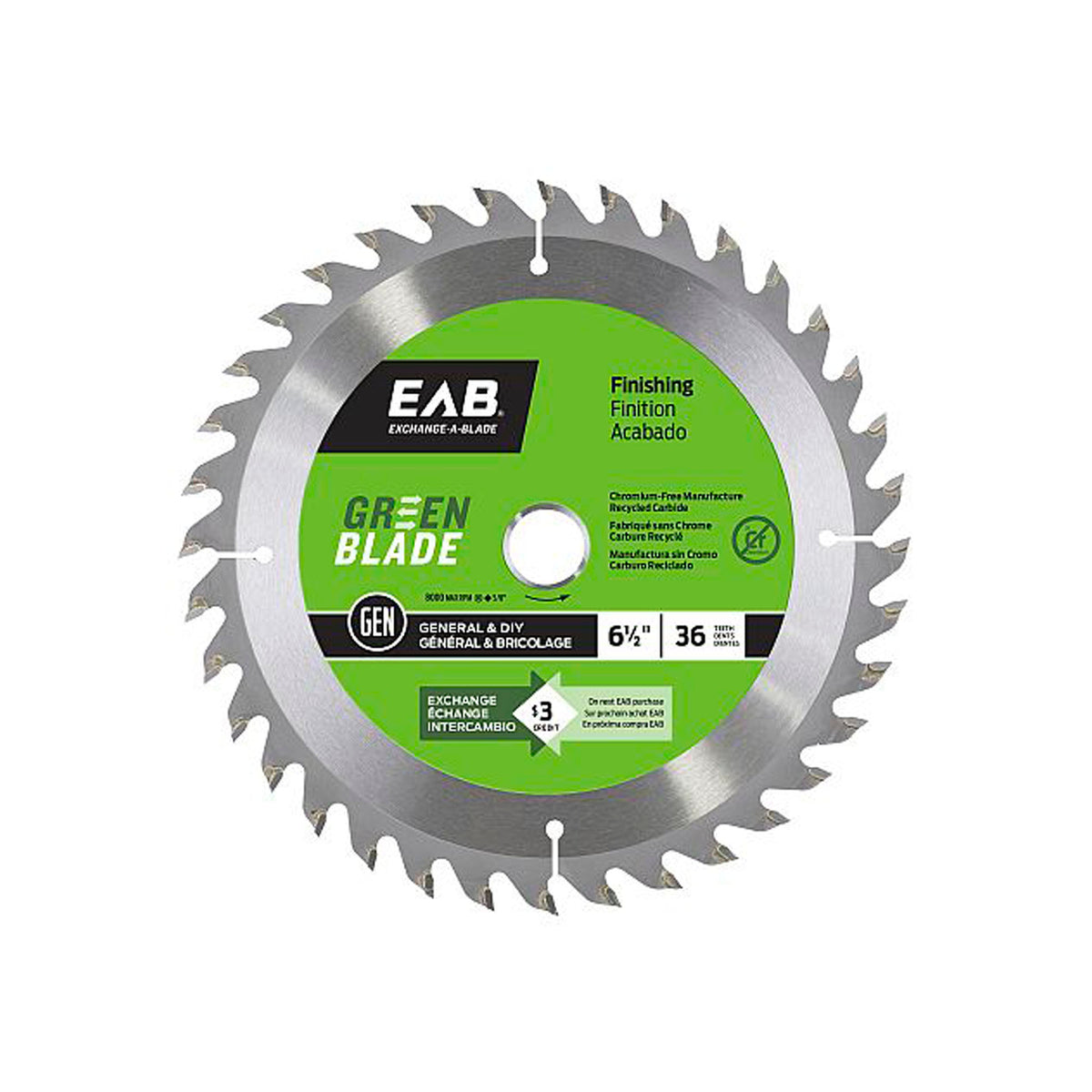 Lame de scie alternative bimétal pour métal 6-1/2'' x 36 dents 