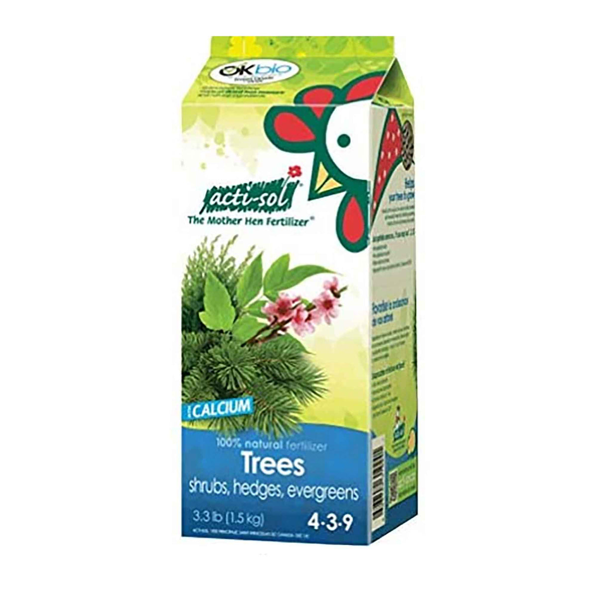 Engrais arbre et conifère, 4-3-9, 1,5 kg