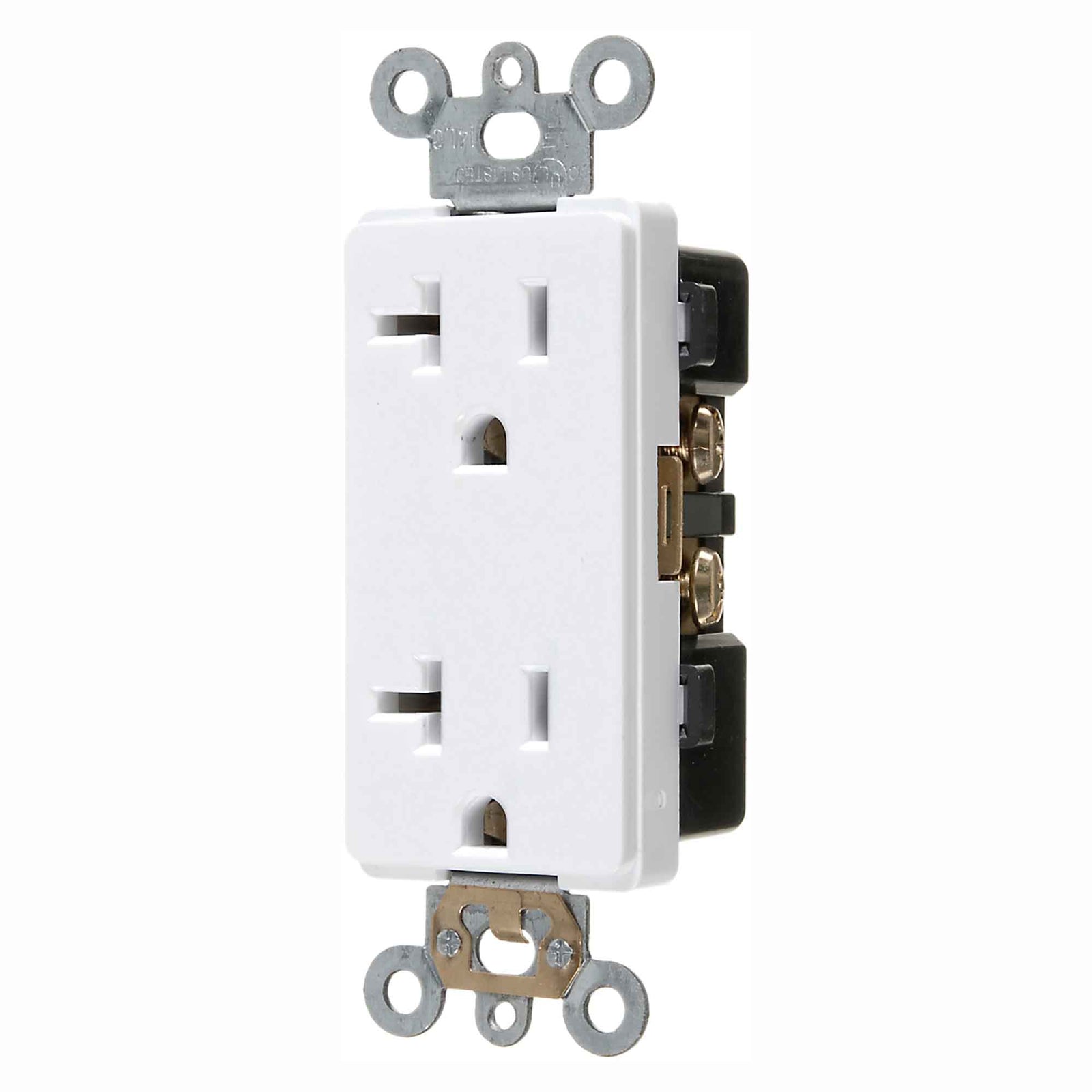 Prise double inviolable DÉCORA 20 A, blanche