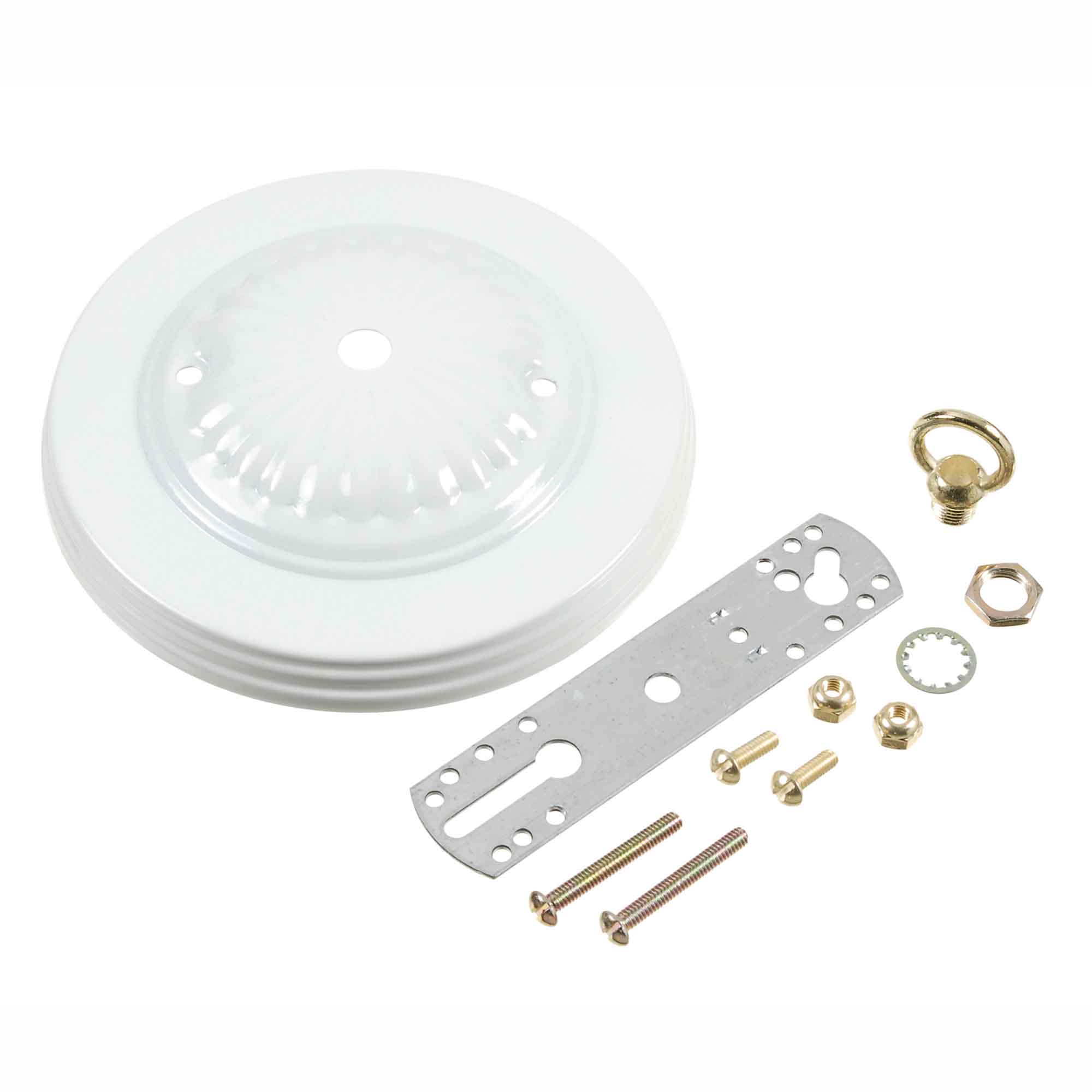 Couvercle de luxe pour plafond blanc pour suspension sur chaine, 5''
