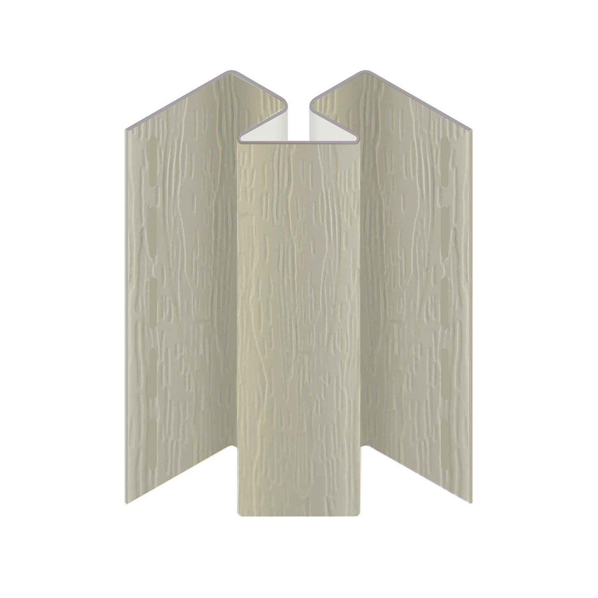 Moulure de coin intérieur en vinyle de couleur sable, 10&#39; x 3/4&quot; x 1-3/8&quot;