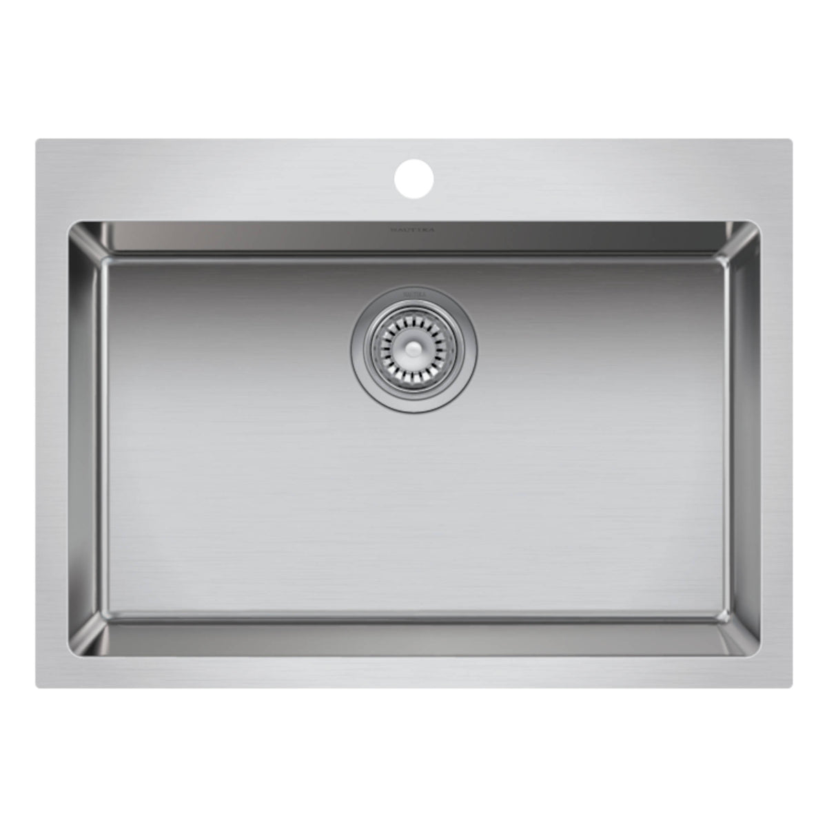 Évier de cuisine en acier inoxydable, Zen, simple, 1 trou