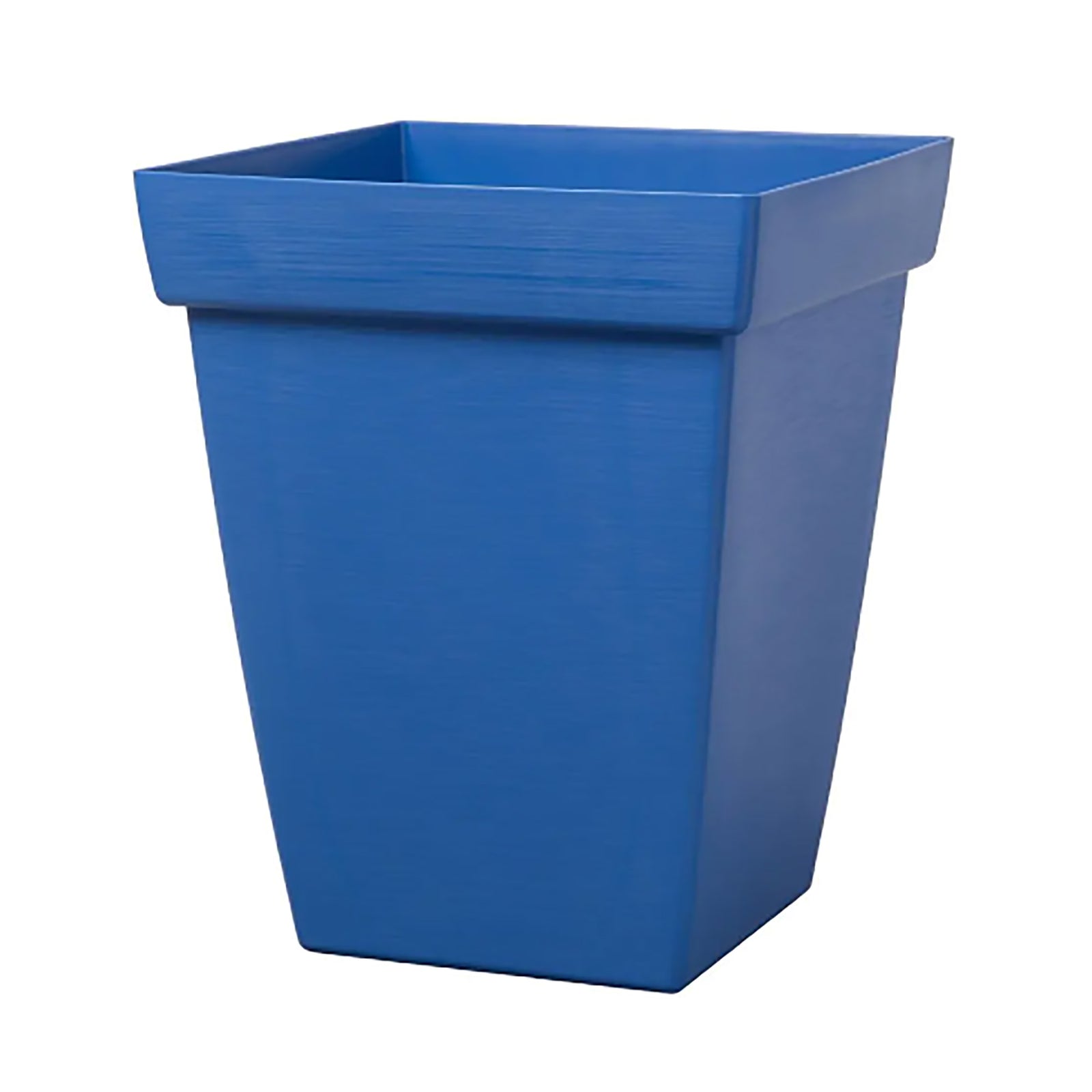 Jardinière Bamboo carrée et bleue, 9'' x 9'' x 11,31''