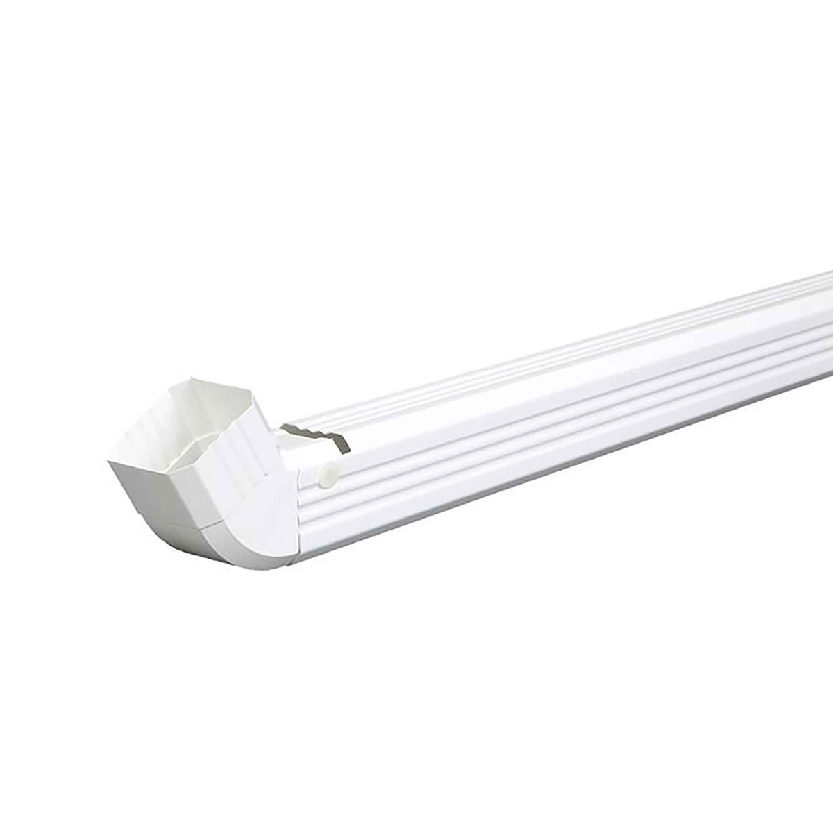 Déflecteur réglable cannelé K-Snap, 2-1/2&#39;&#39;, blanc