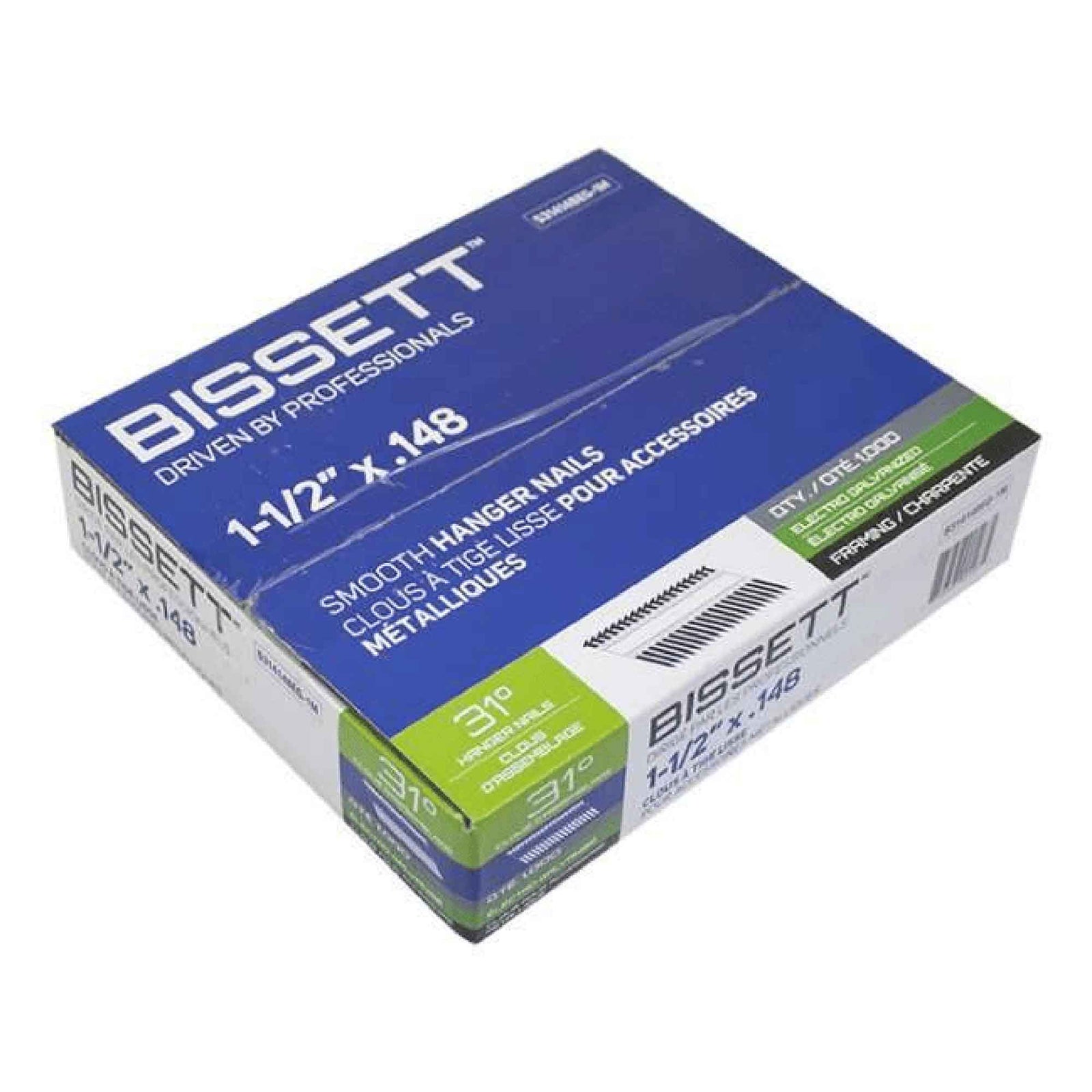 Clous d’étrier en acier galvanisé, 1-1/2 ’’