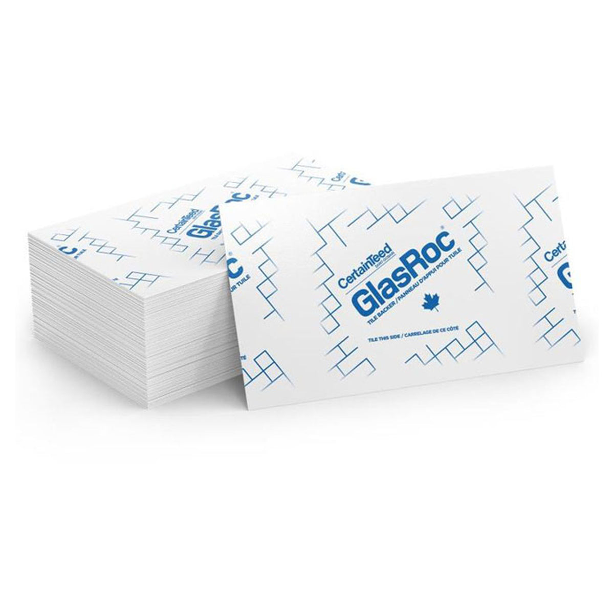 Panneau de Gypse, Glasroc, 1/2'' x 4' x 8', K40-type X