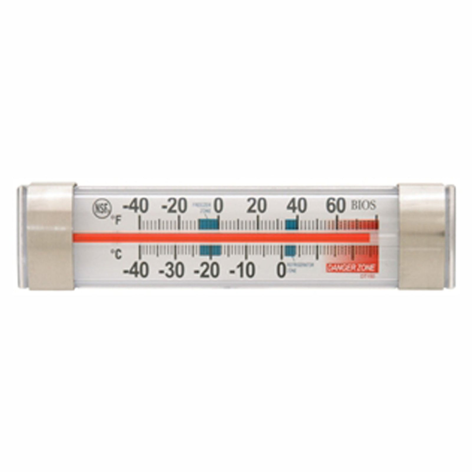 Thermomètre pour réfrigérateur et congélateur en acier
