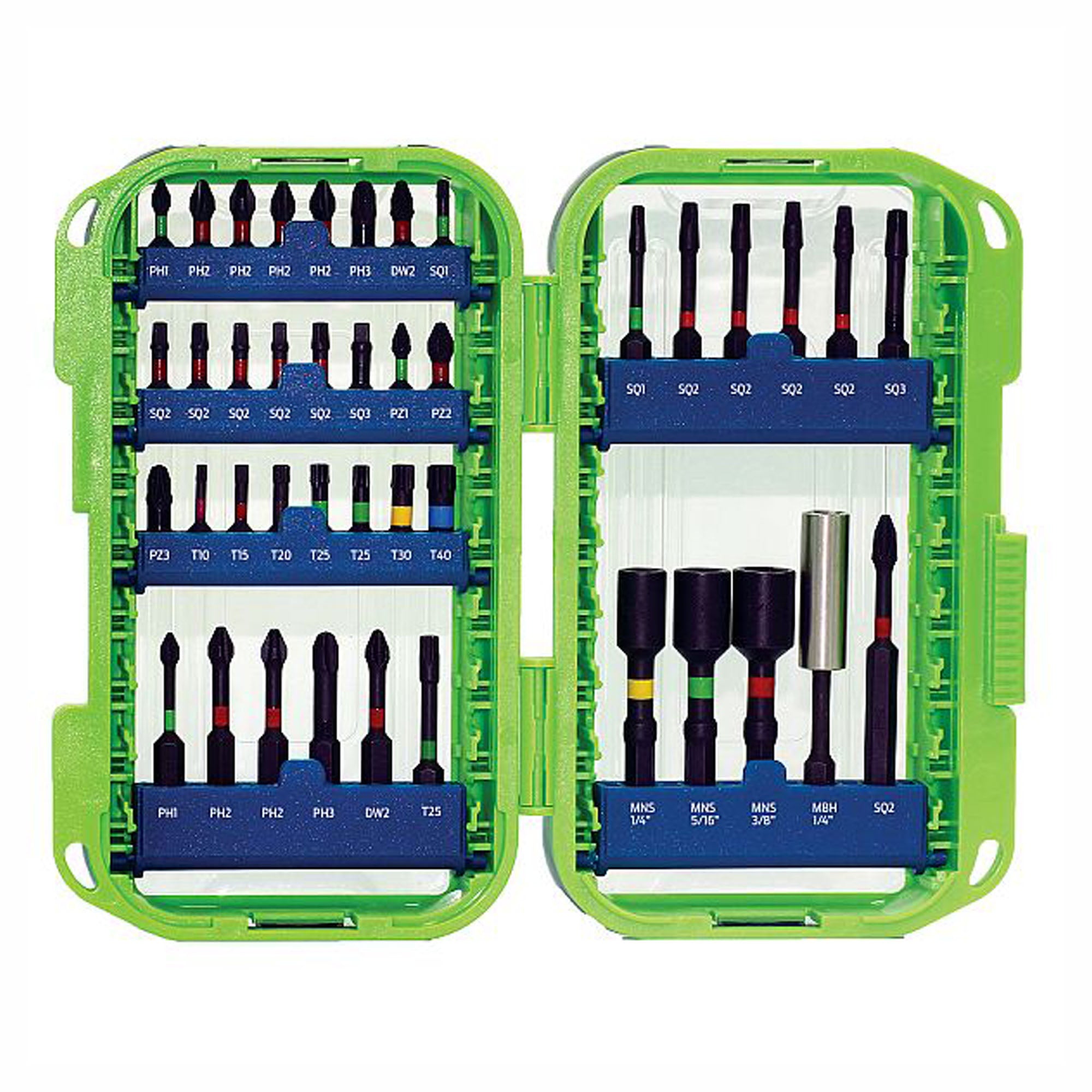 Ensemble d'embouts torsion pro-impact, 41 morceaux