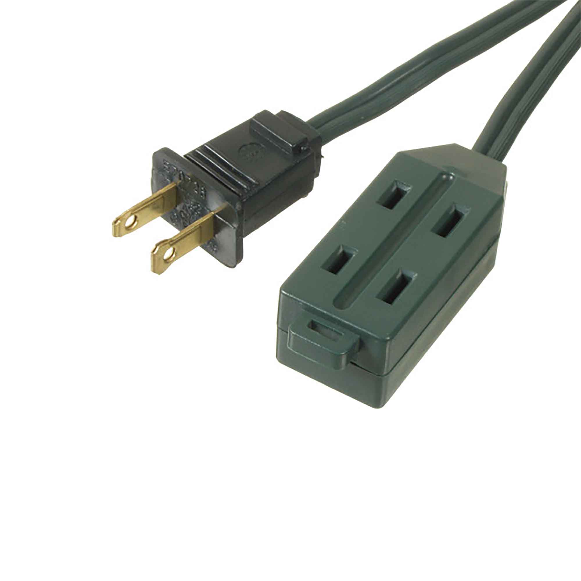 Rallonge intérieure 16/2 verts, 3 M