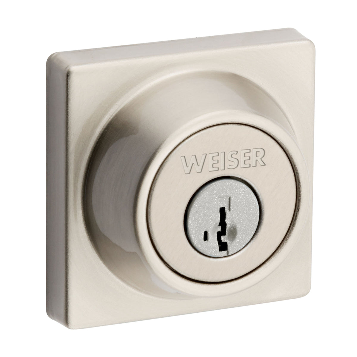 Penne dormante carrée, nickel satiné