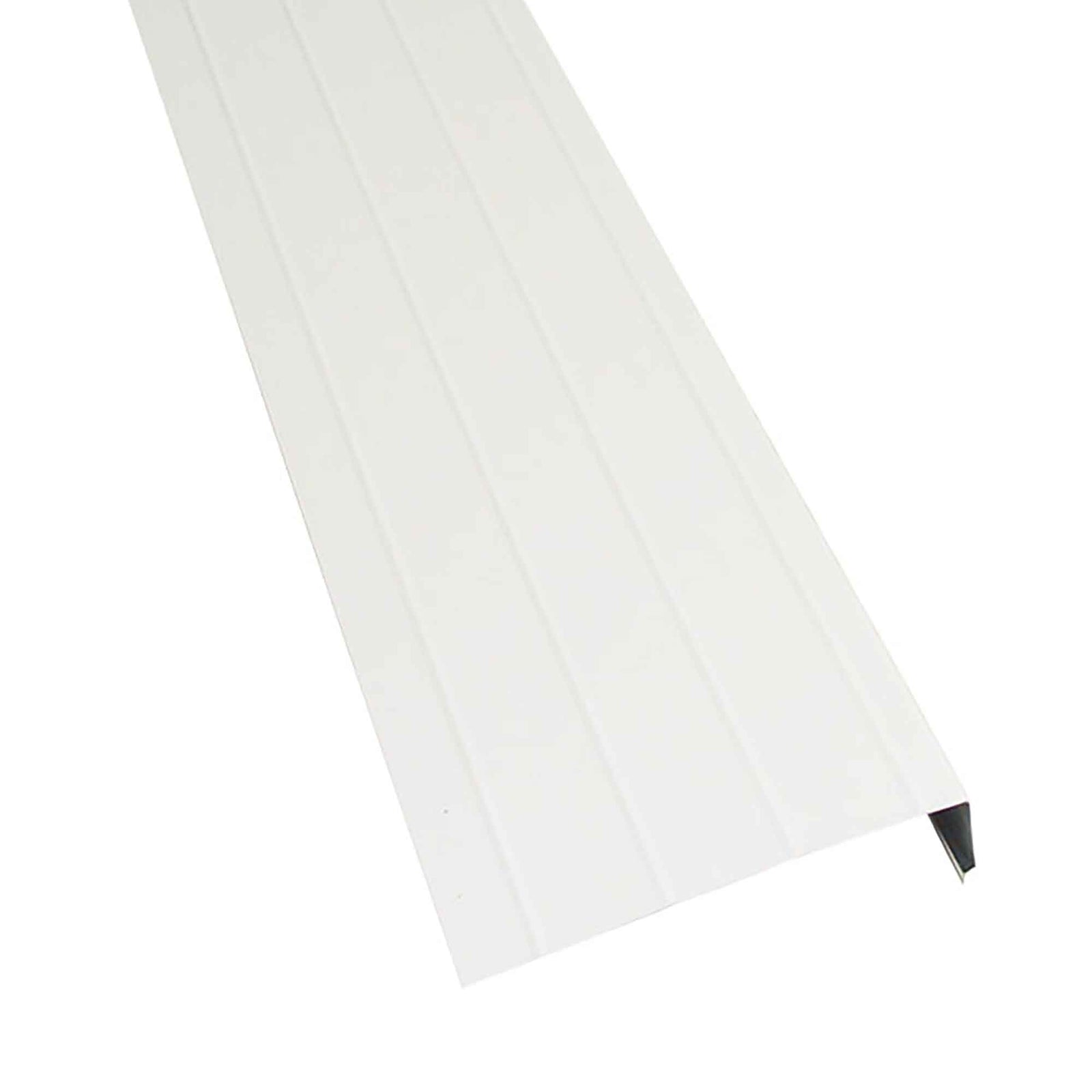 Bordure de toit en aluminium, 10'' x 10', blanc