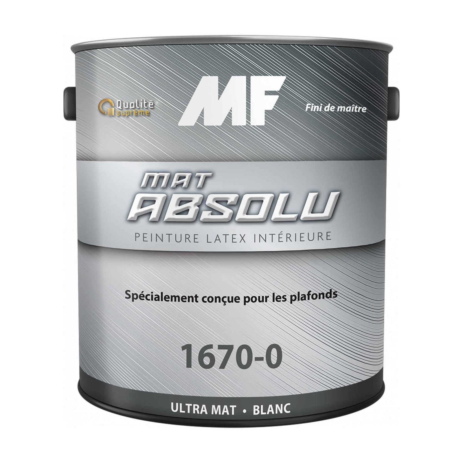 Peinture intérieur mat absolu pour plafond, base P, 3,78 litres