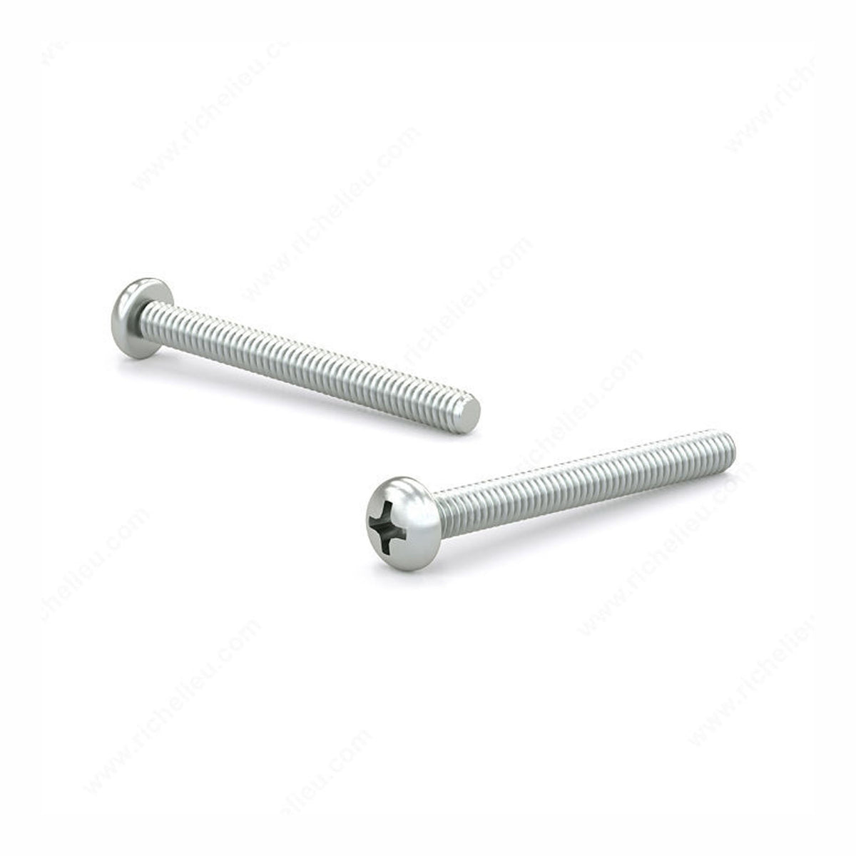 AA - Vis machine zinguée, tête Philips ronde, M5 x 30mm (emballage de 5)