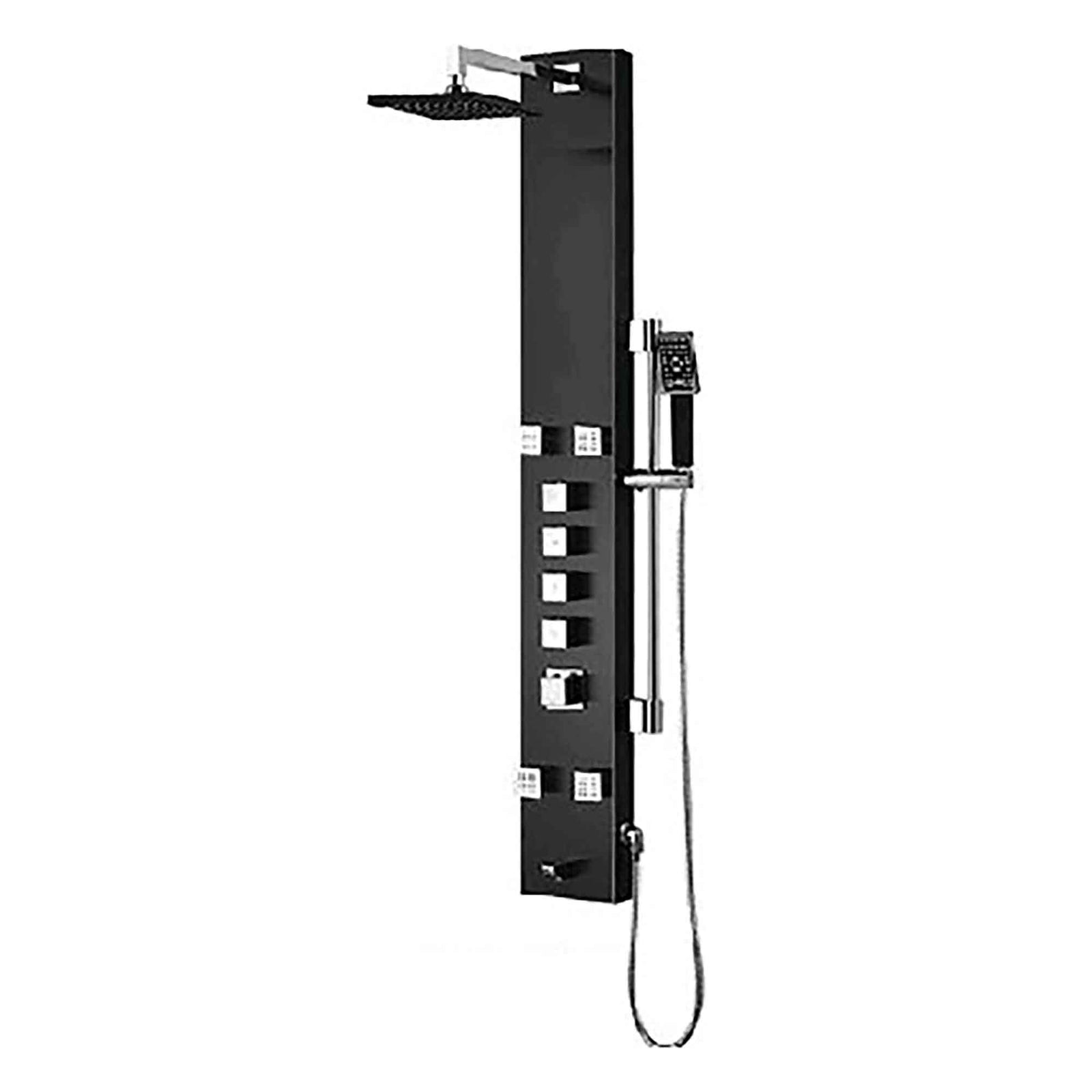 Colonne de douche Nora à 4 jets, noir