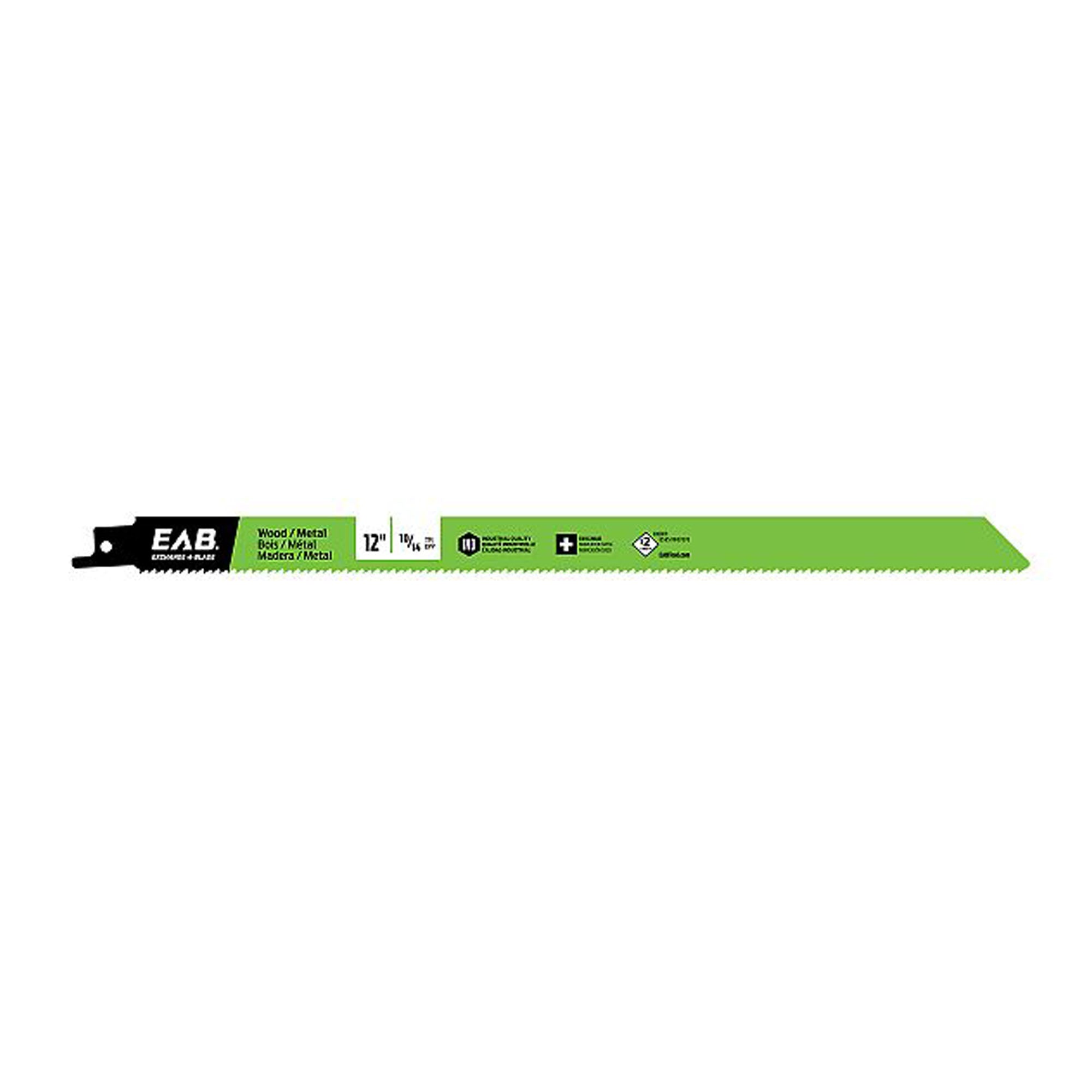 Lame de scie alternative bois  métaux 12'' x 10/14 dents