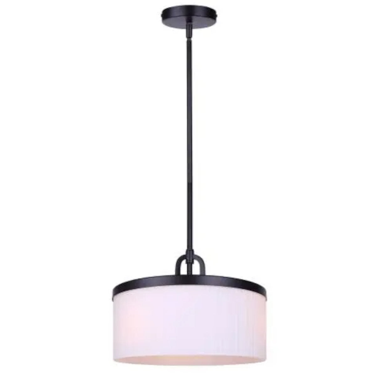 Luminaire Suspendu Kinslea, 1 Lumiaires, Noir, 13-7/8'' X 6''