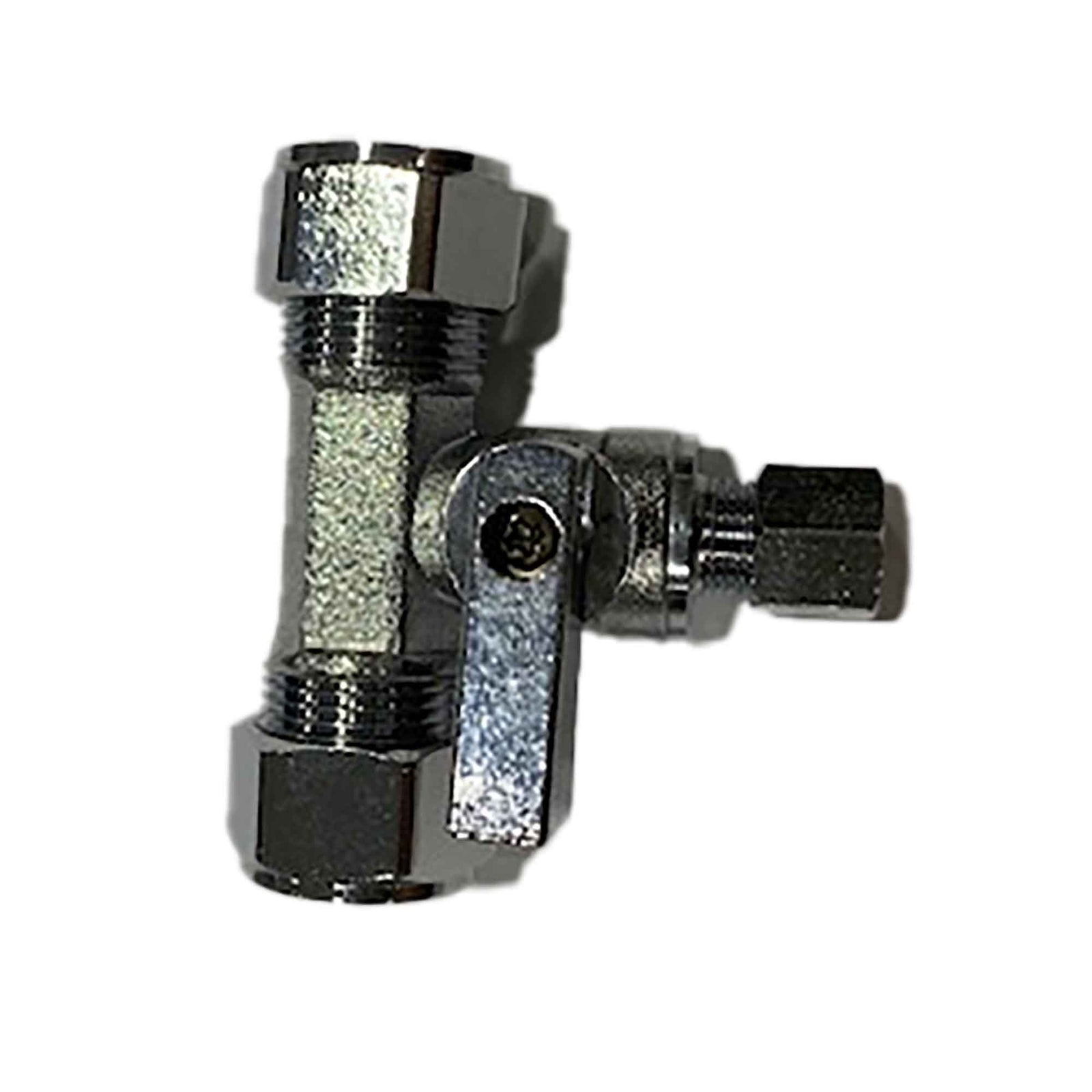 Mini valve à bille, 3 voies, 5/8'' COMP X 5/8'' COMP