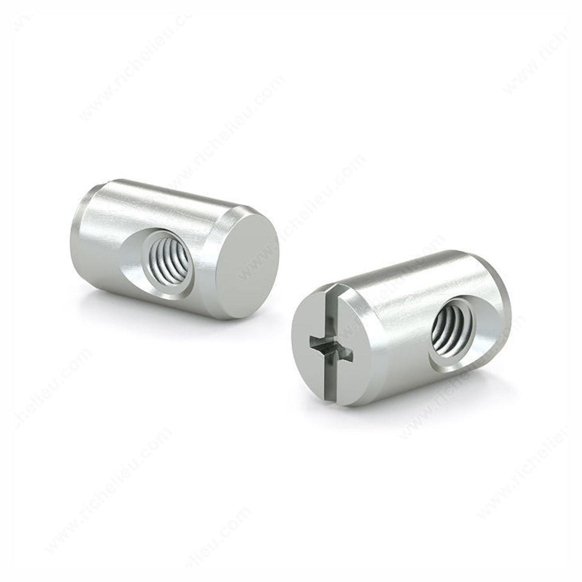 DD - Écrou de type JRN, zinc, 1/4'' - 20 mm x 13 mm (emballage de 4)