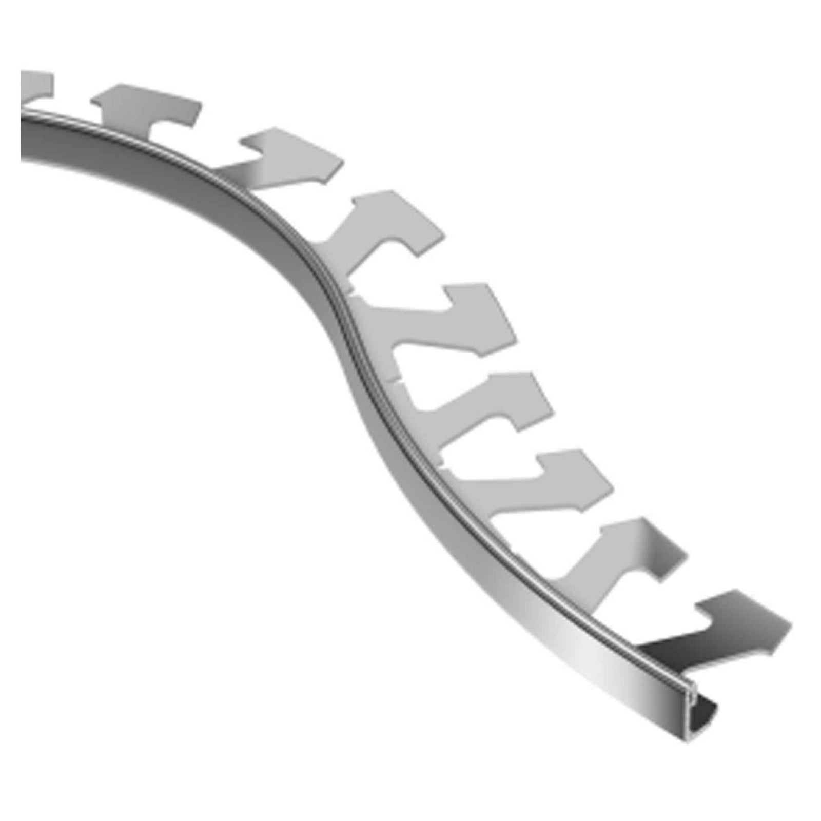 Moulure profilée de finition aluminium noir mat, 1/2''