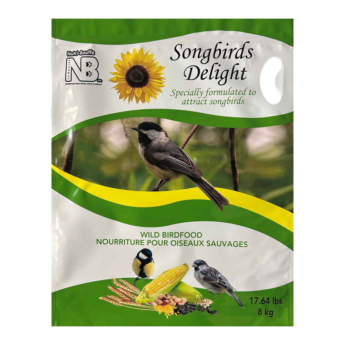 Nourriture pour oiseaux sauvages Songbirds Delight, 8 kg
