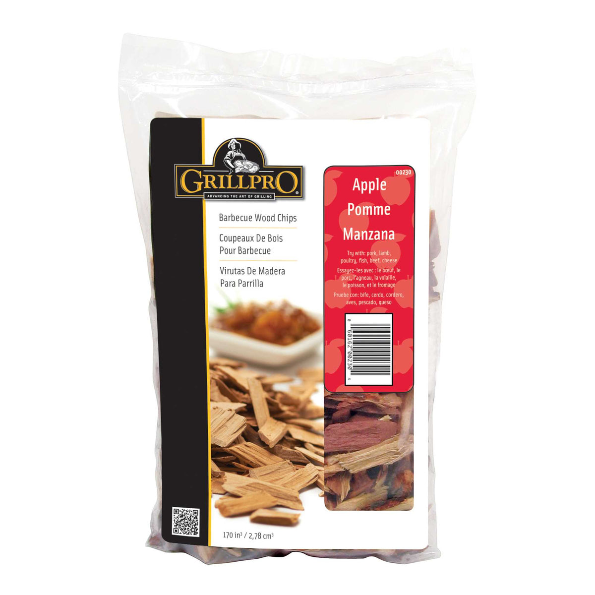 Copeaux de bois de pomme, 2 lb
