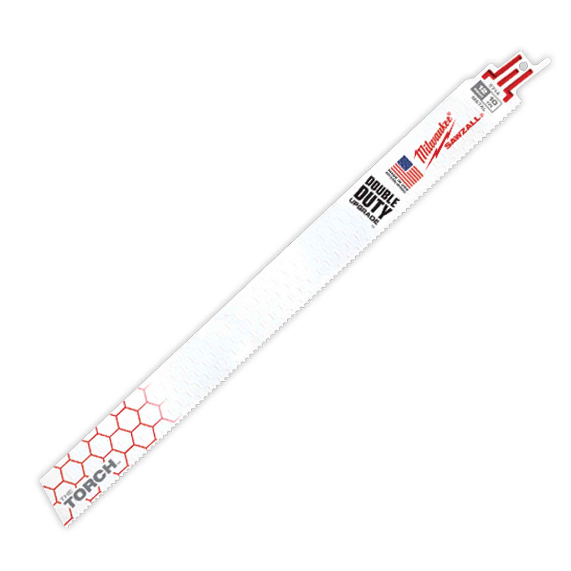 Lame de scie alternative Sawzall Torch pour métaux, 12'' X 10 TPI (emballage de 5)