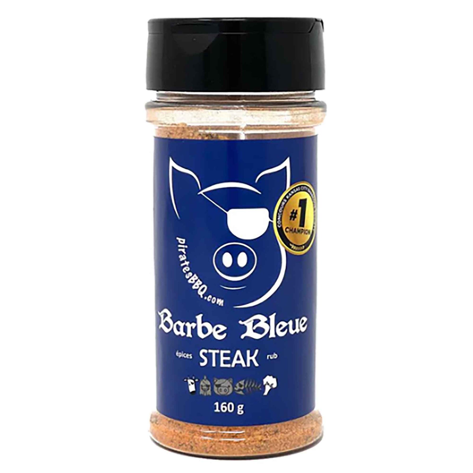 Épices à steak pirates barbe bleue, 160 g