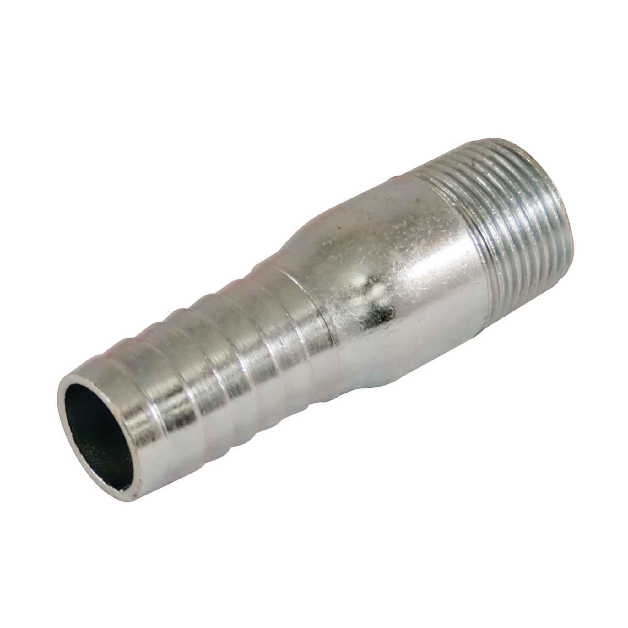 Adaptateur mâle à insertion en acier galvanisé, 3/4"