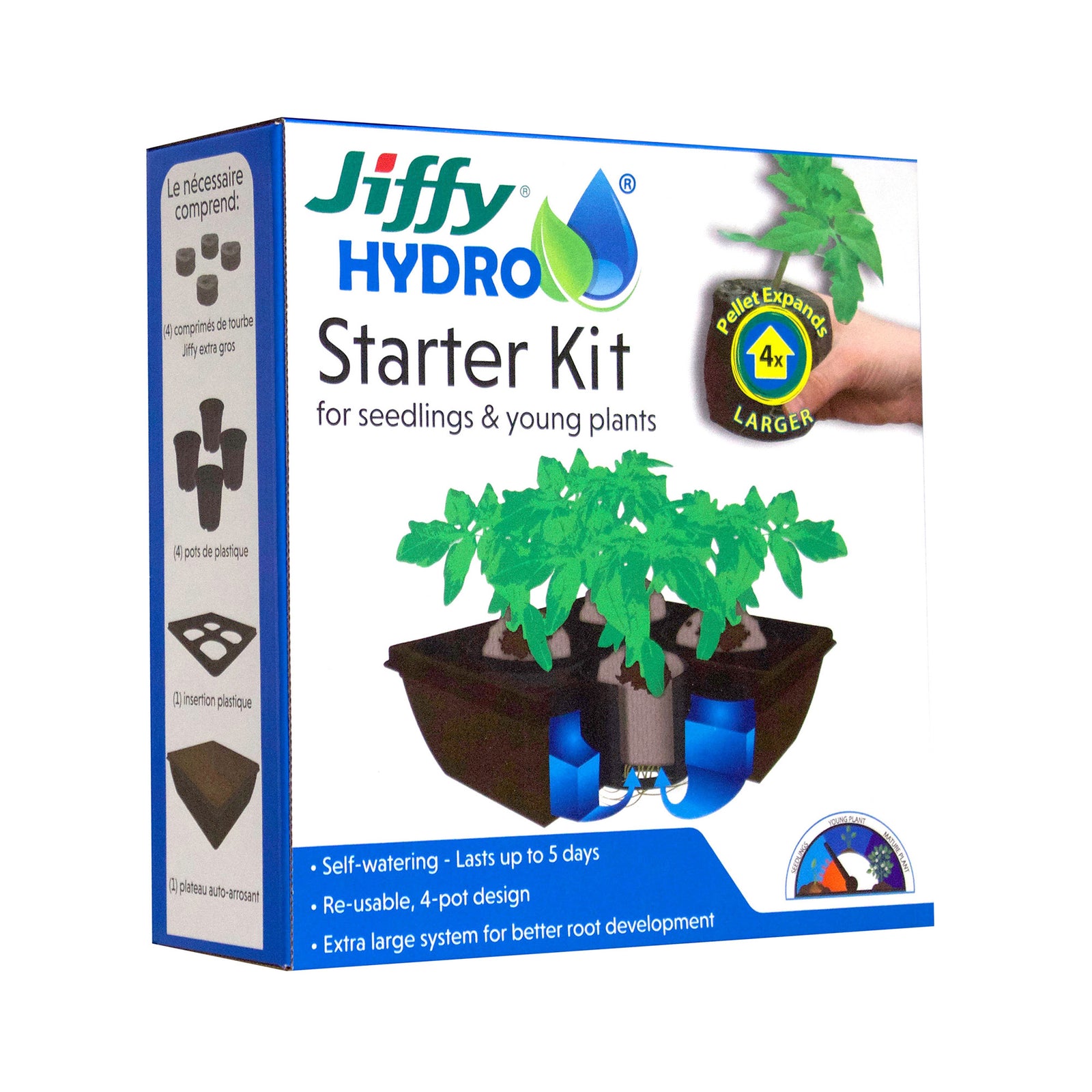 Ensemble de démarrage Jiffy Hydro 