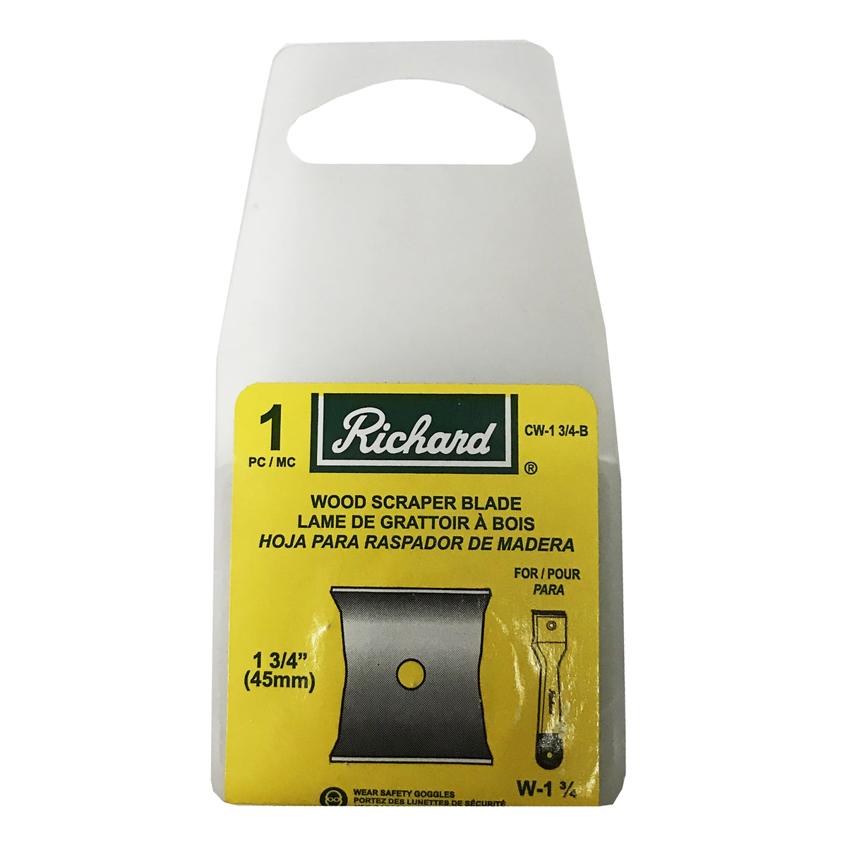 Lames de rechange de 1 3/4'' (4,4 cm)