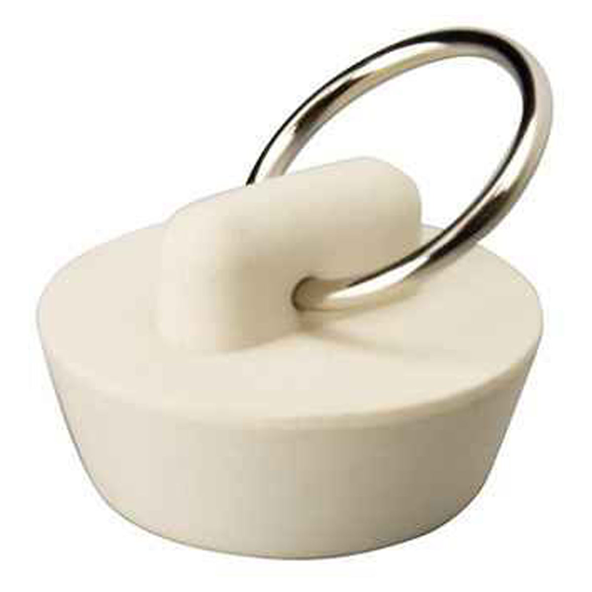 Bouchon lavabo, blanc, 1-1/4"