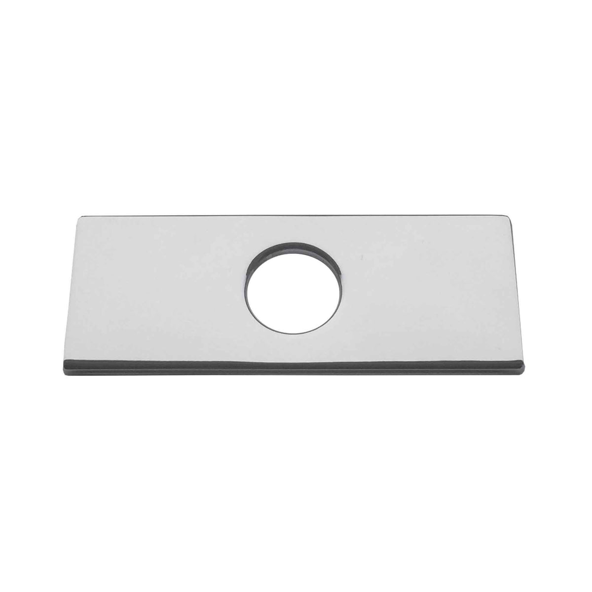 Plaque de finition en laiton pour robinet mono 4&#39;&#39;, chrome
