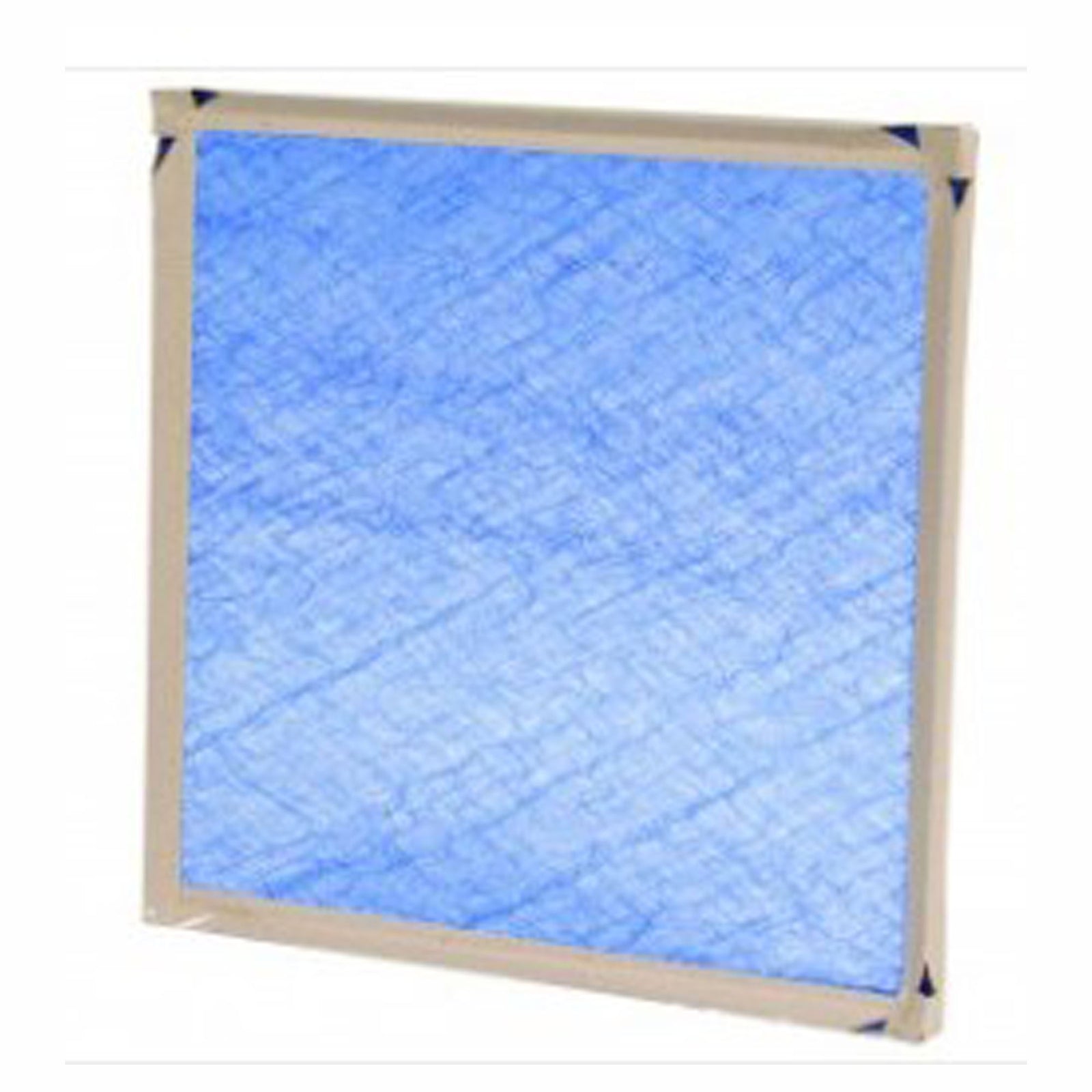 Filtre à air plat, jetable, bleu,  10'' X 20'' X 1" (emballage de 3)