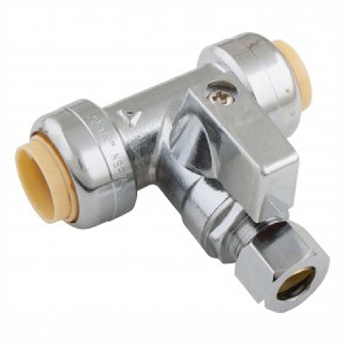 Mini valve à bille, 1/4 de tour, 1/2'' rapide x 1/4'' COMP