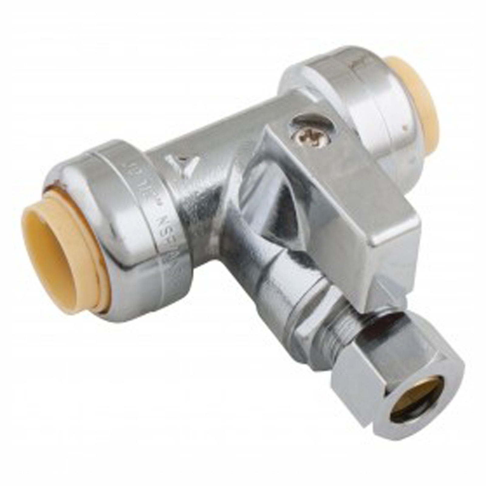 Mini valve à bille, 1/4 de tour, 1/2'' rapide x 1/4'' COMP