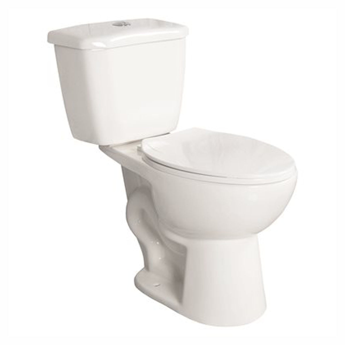 Toilette allongé, 2 morceaux, blanche, 4 litres / 6 litres