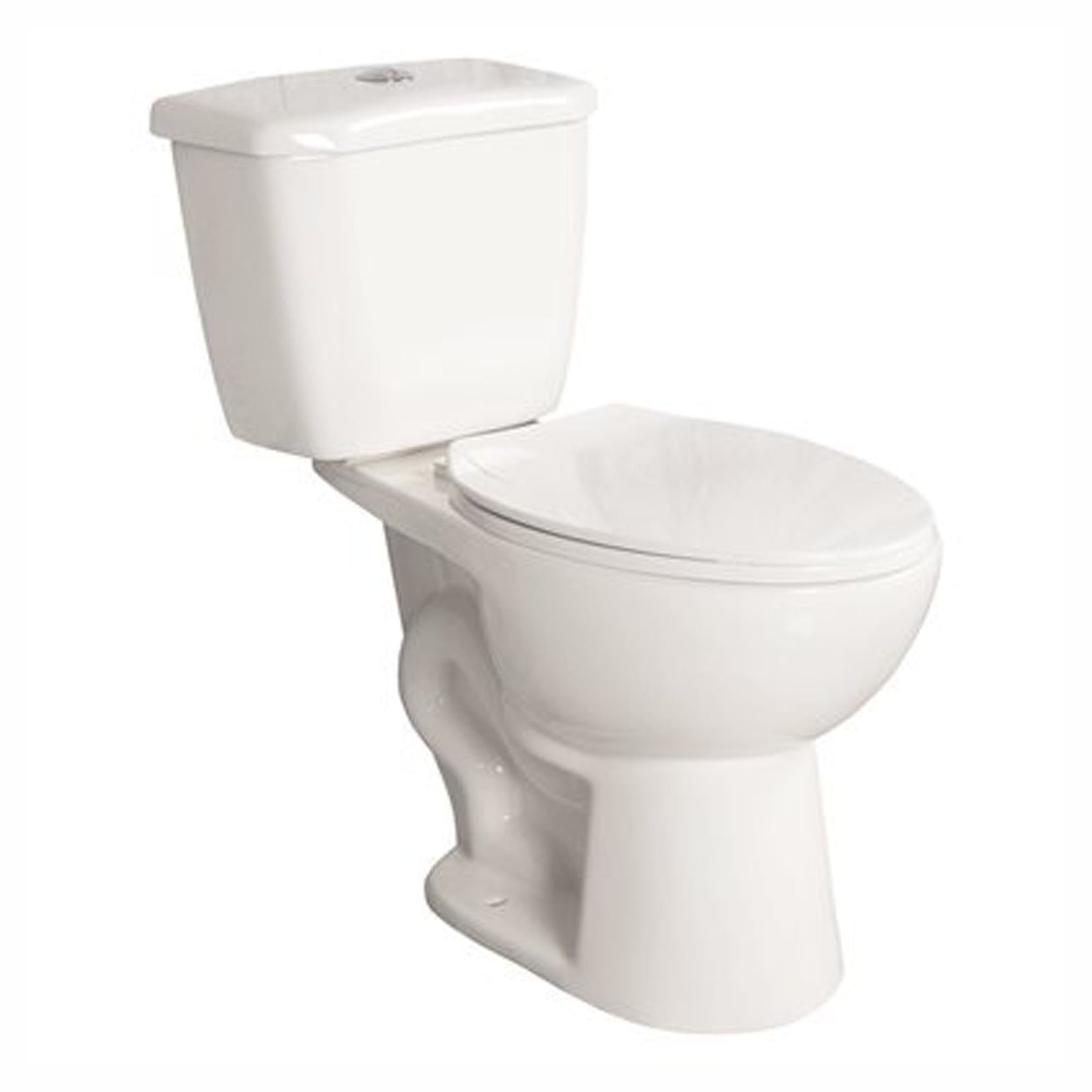 Toilette allongé, 2 morceaux, blanche, 4 litres / 6 litres
