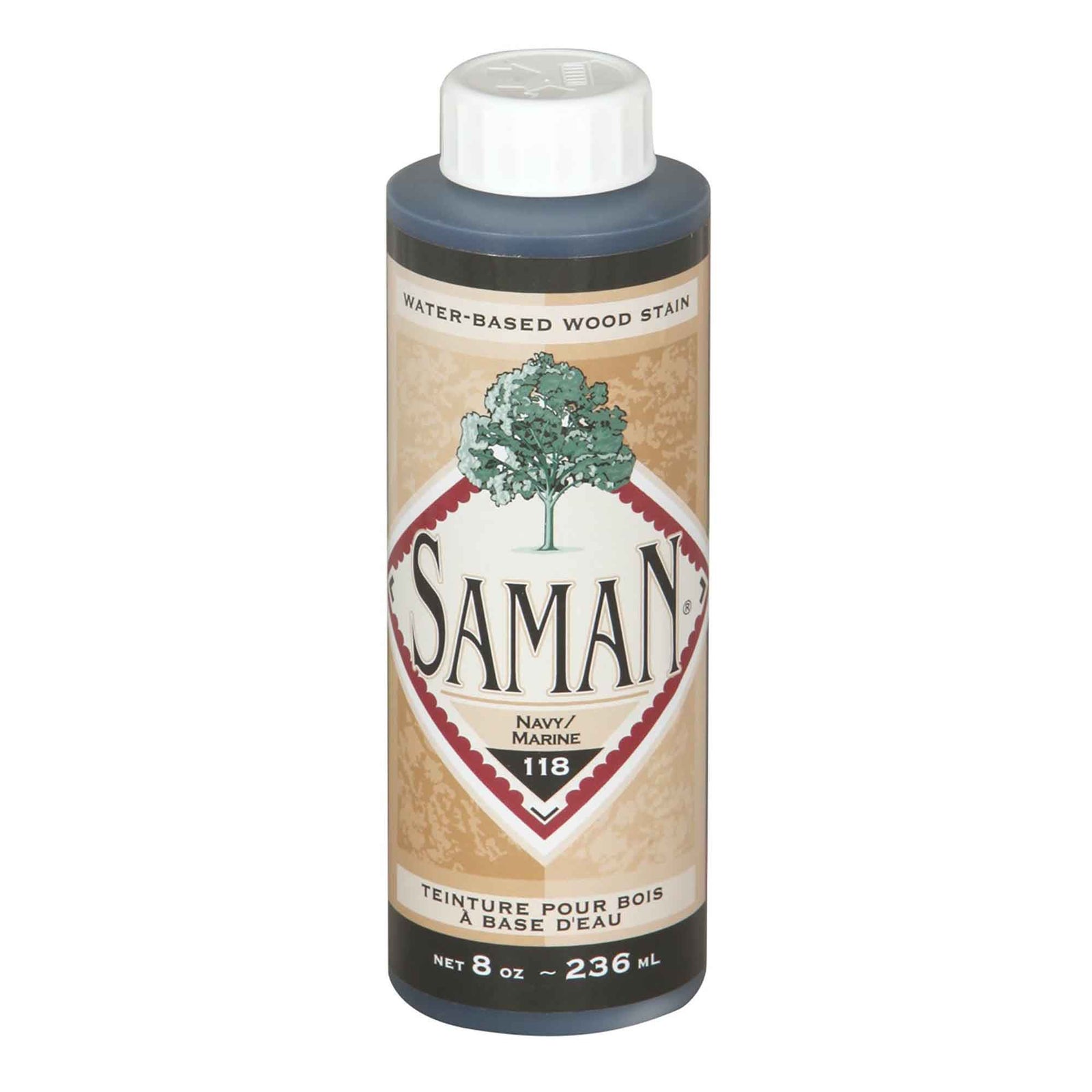 Teinture pour bois à base d'eau Marine, 236 ml                   