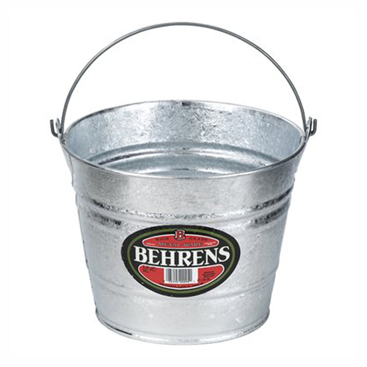 Seau en acier galvanisé, 12 litres