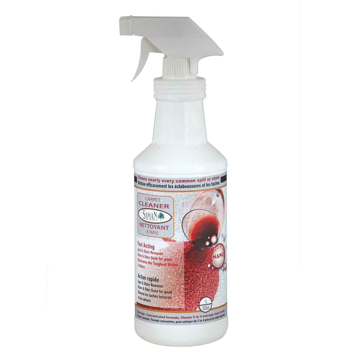 Nettoyant à tapis et tissus, 118 ml