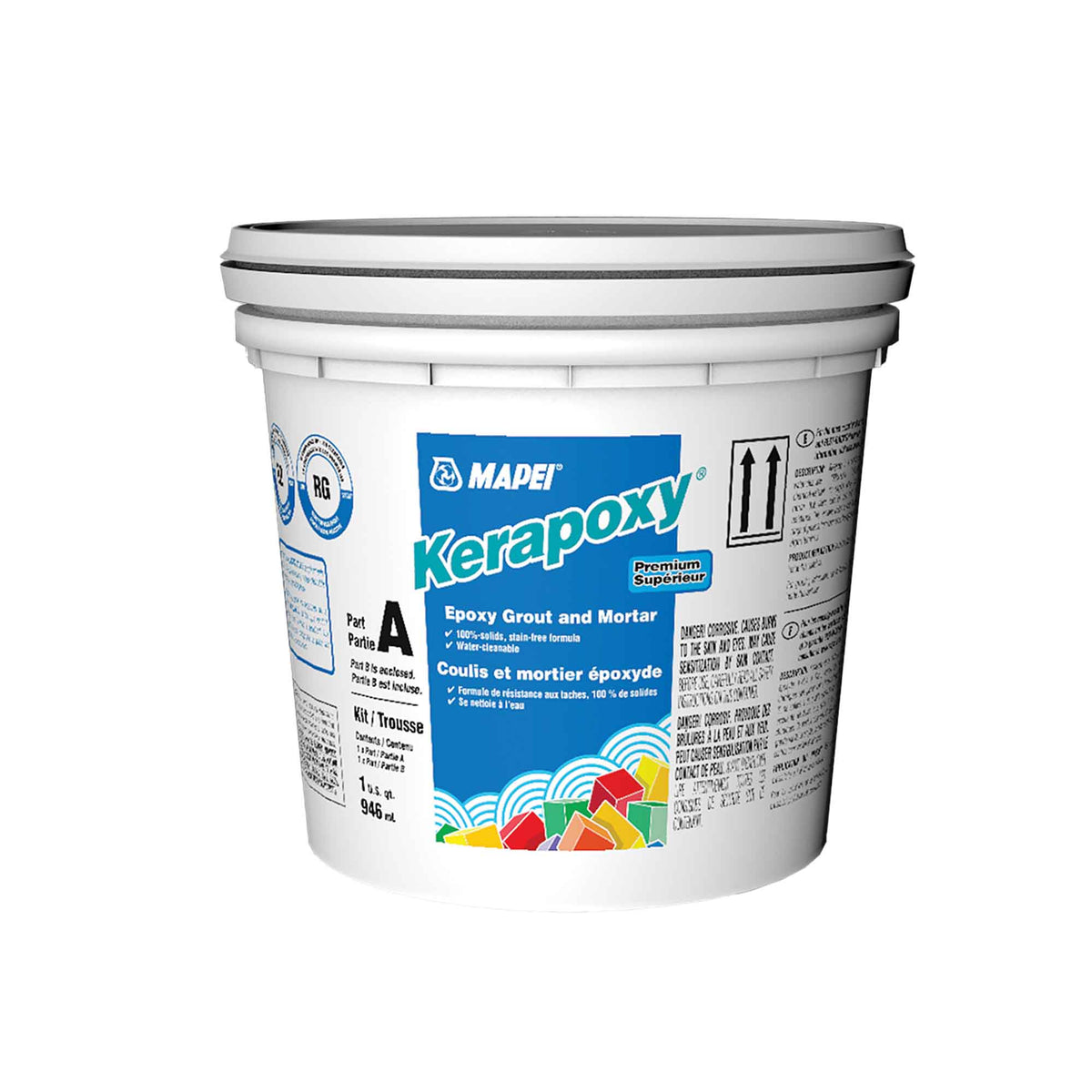 Coulis et mortier époxyde Kerapoxy de 946 ml, albâtre #01