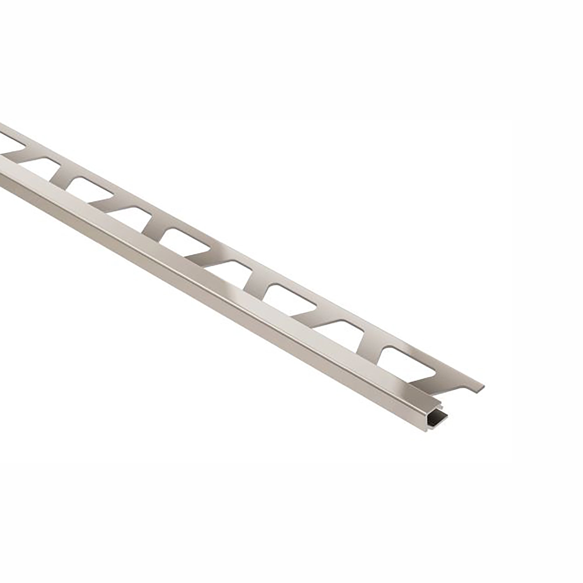 Moulure profilée de finition QUADEC nickel anodisé mat, 1/4'' 