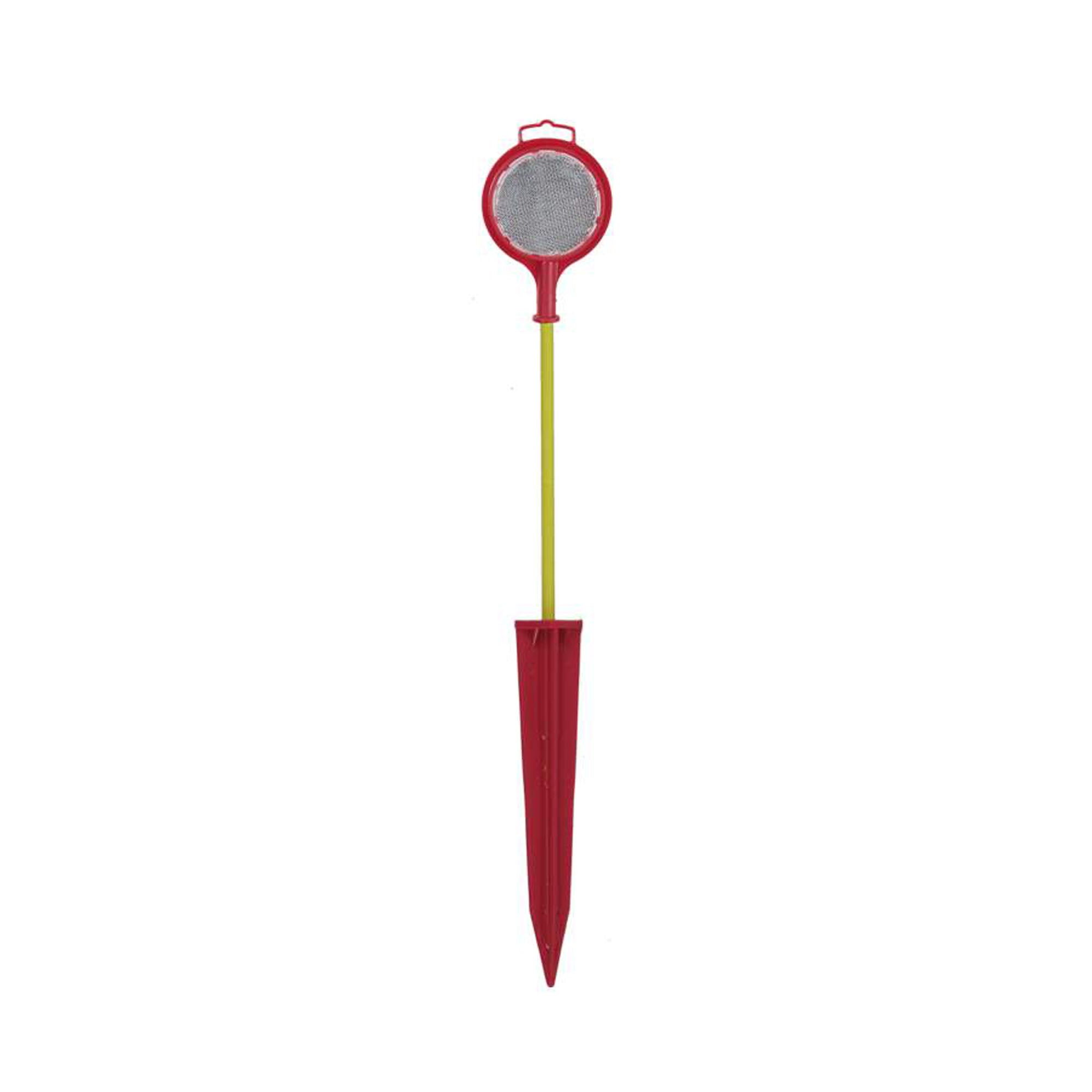 Balise d'entrée jaune et rouge avec réflecteur clair, 3/8" x 58"