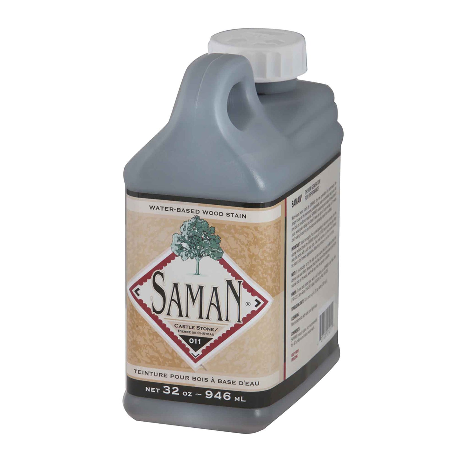 Teinture pour bois à base d'eau Pierre de Château, 946 ml        