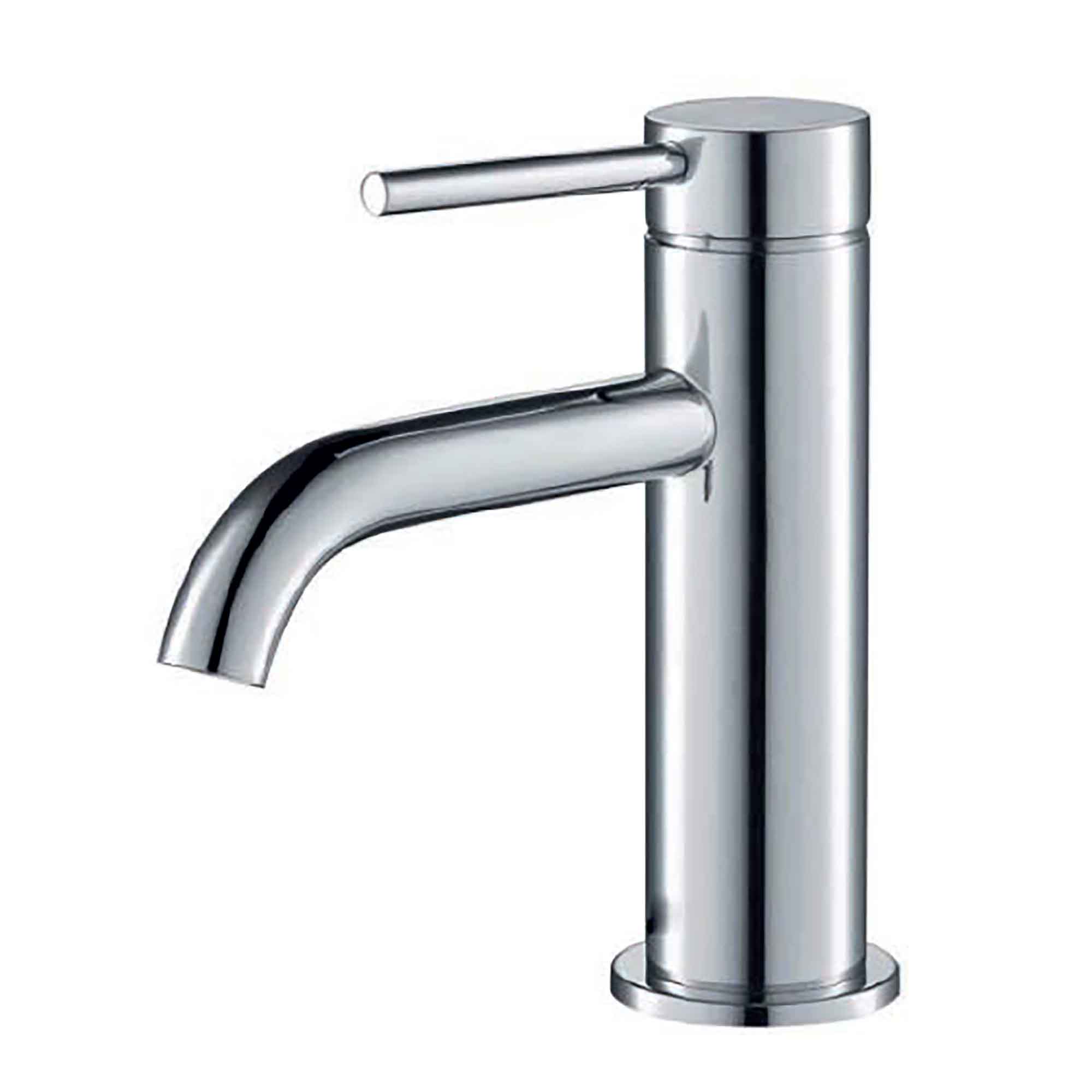 Robinet de lavabo 1 poignée, chrome poli