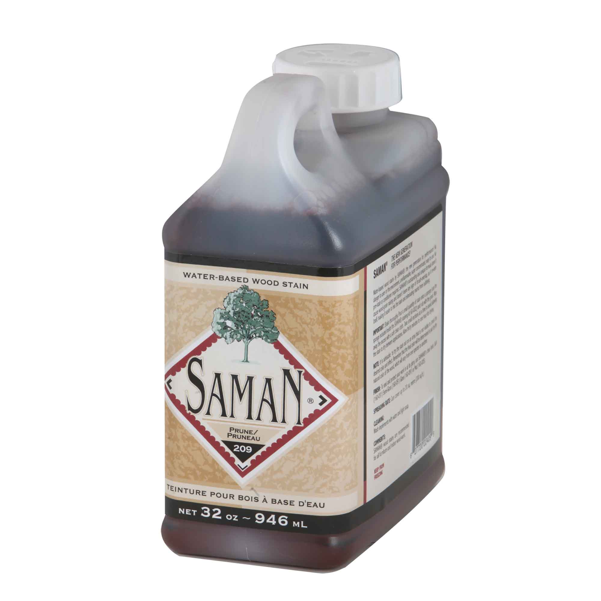 Teinture pour bois à base d'eau Pruneau, 946 ml                  